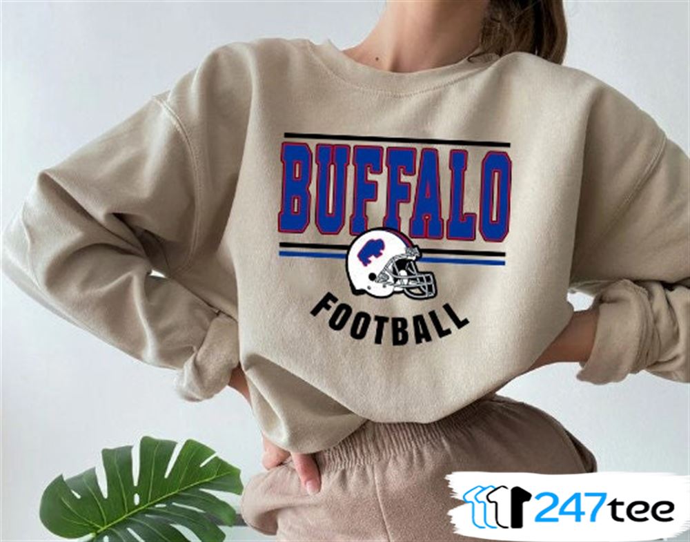 Vintage Buffalo Sweatshirt Bills Style Football Shirt Gift