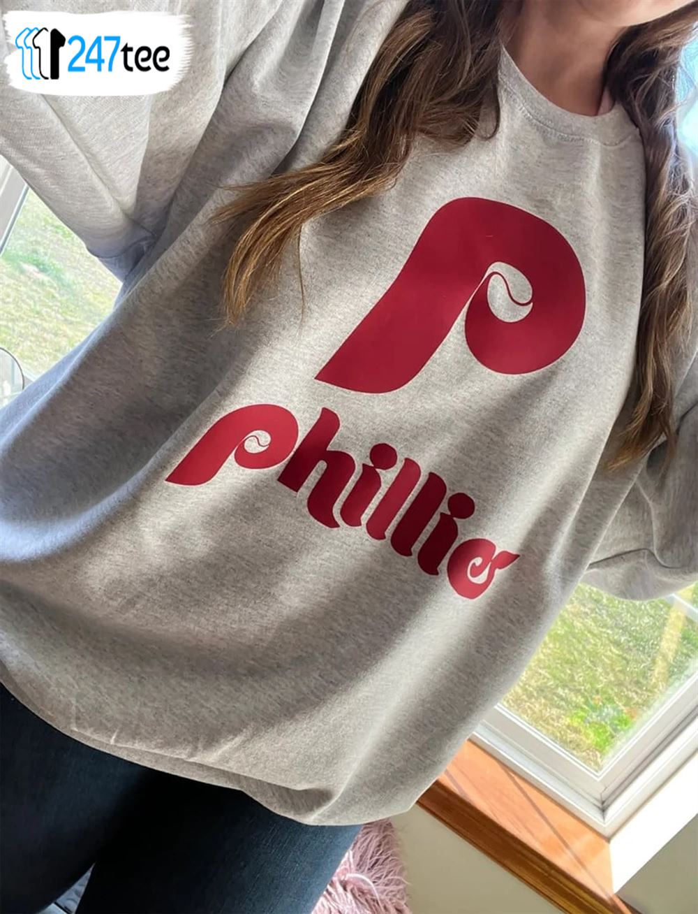 Vintage Philadelphia Phillies Sweatshirt Phillies Crewneck 