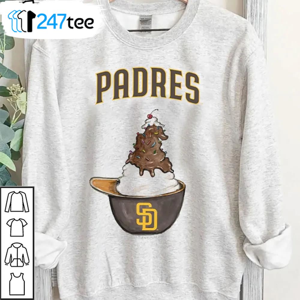 Gildan San Diego Padres Logo Pullover Hoodie Gold L