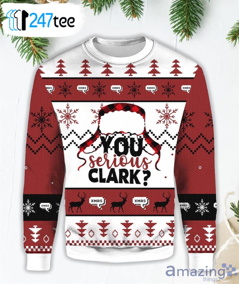You Serious Clark National Lampoon Vacation Ugly Christmas Sweater 1