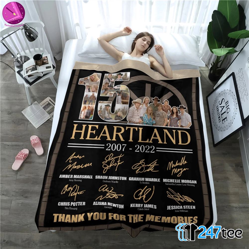 15 Years Heartland Anniversary 2022 Funny Movie Blanket 1