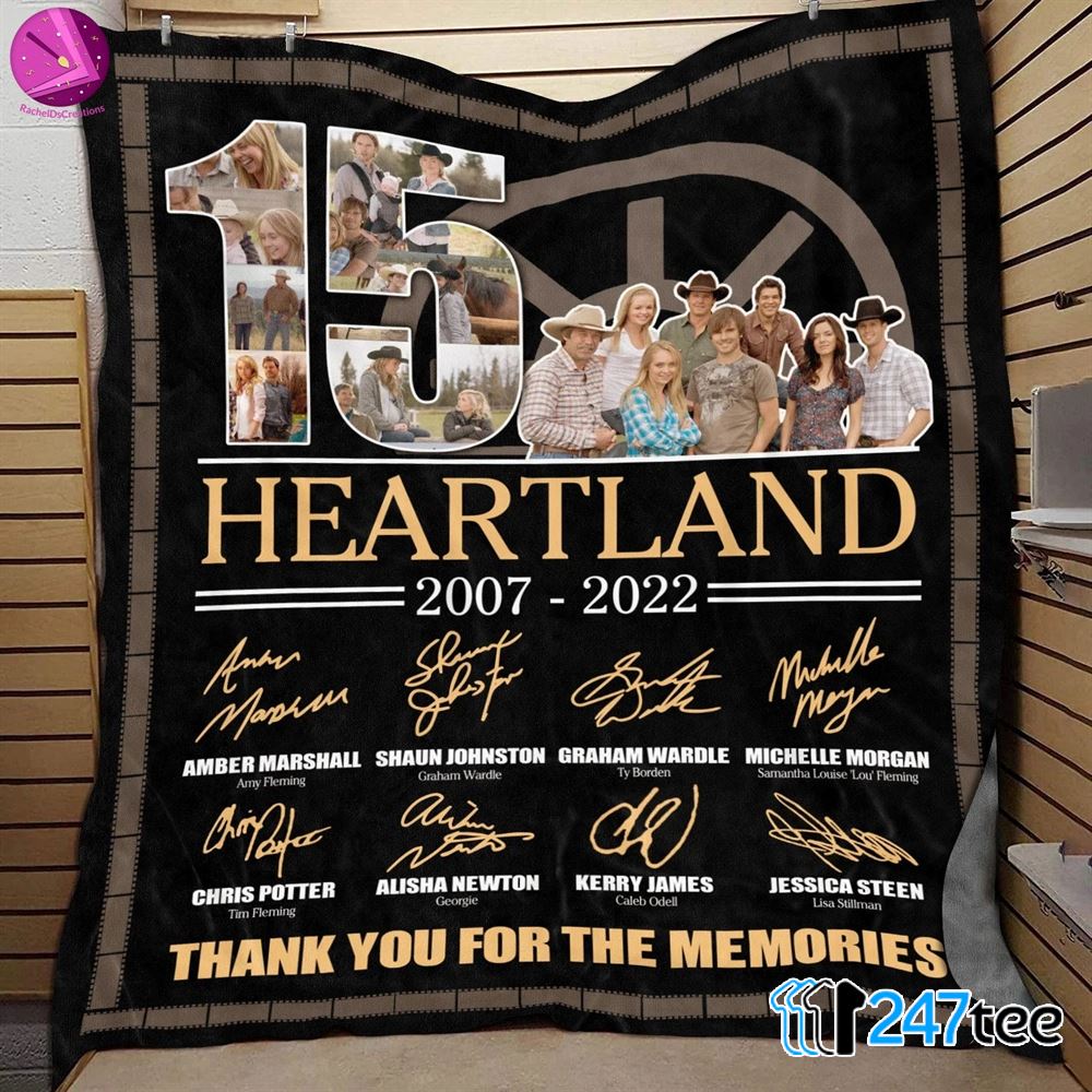 15 Years Heartland Anniversary 2022 Funny Movie Blanket 2
