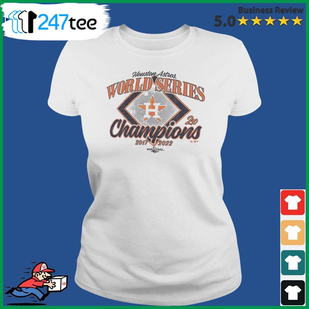 2-time 2017 And 2022 Houston Astros Champions World Series Shirt