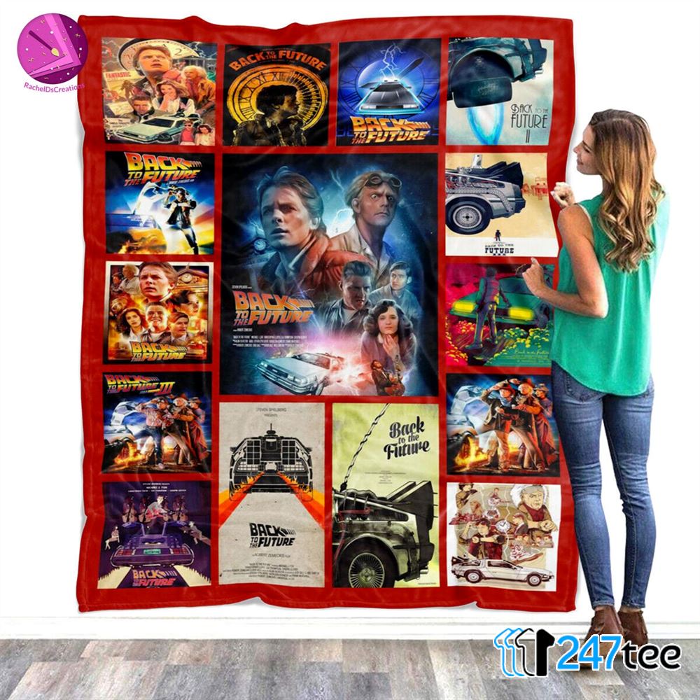 Back To The Future Movie Blanket 1