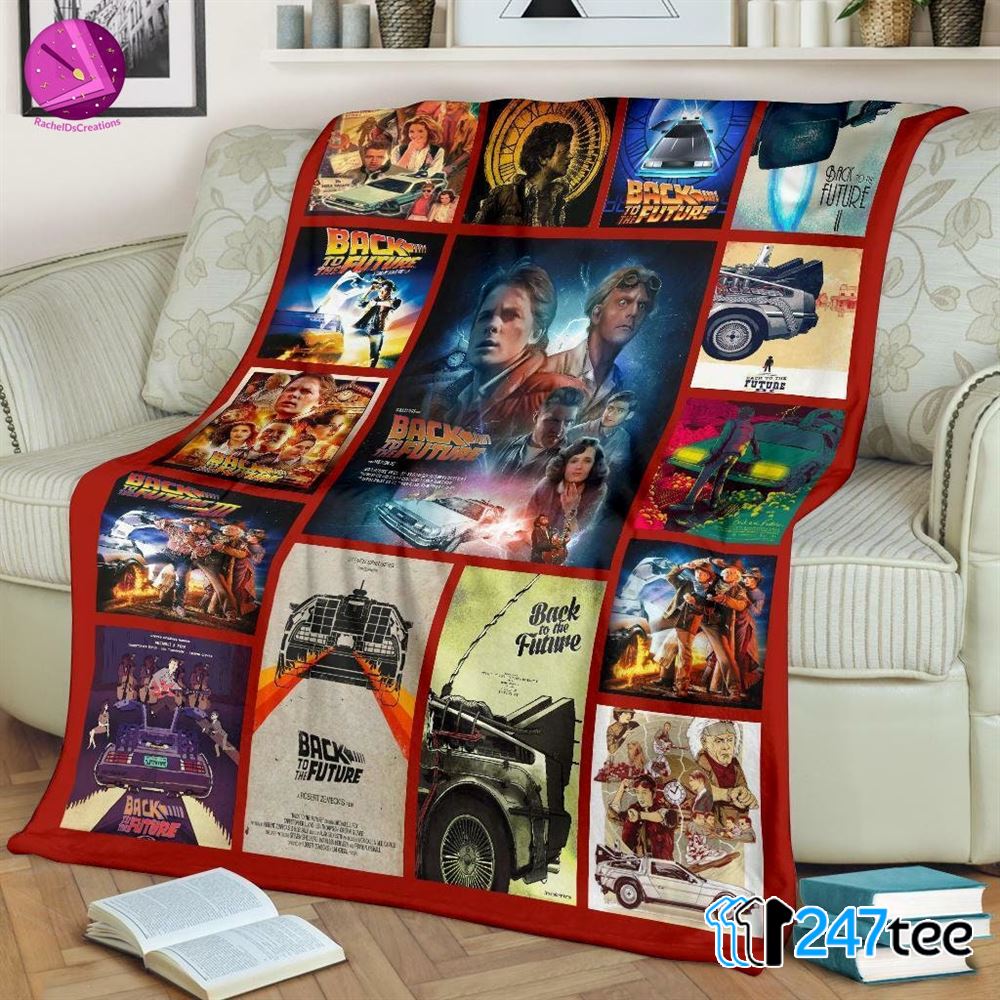 Back To The Future Movie Blanket 2