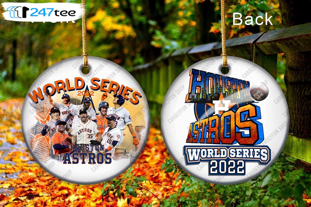 Gnome Houston Astros 2022 World Series Champions Christmas Ornament