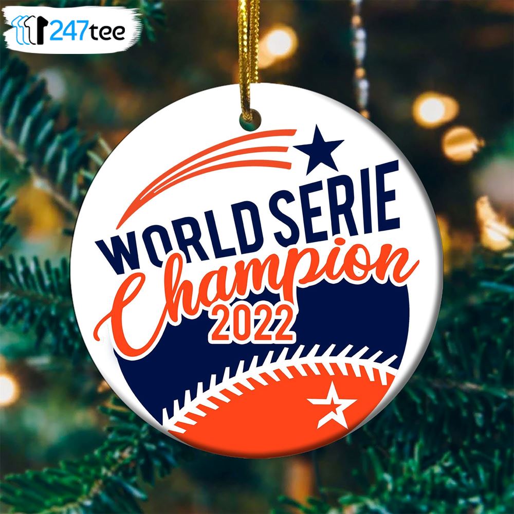 Houston Astros 2022 World Series Christmas Ornament