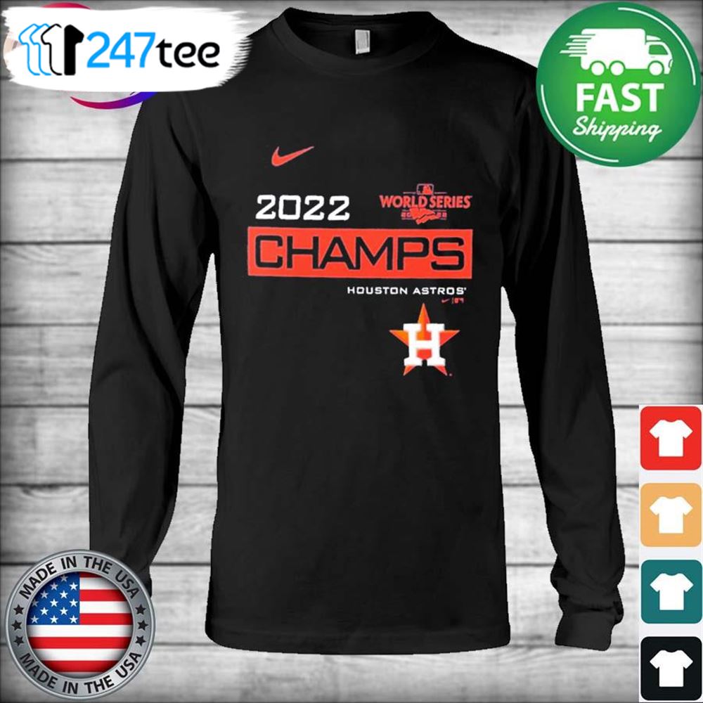 Nike Houston Astros 2022 World Series Champions Celebration logo