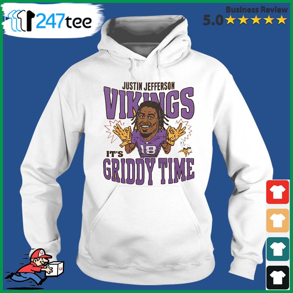 Minnesota Vikings Justin Jefferson Griddy Time Shirt, hoodie, longsleeve,  sweatshirt, v-neck tee