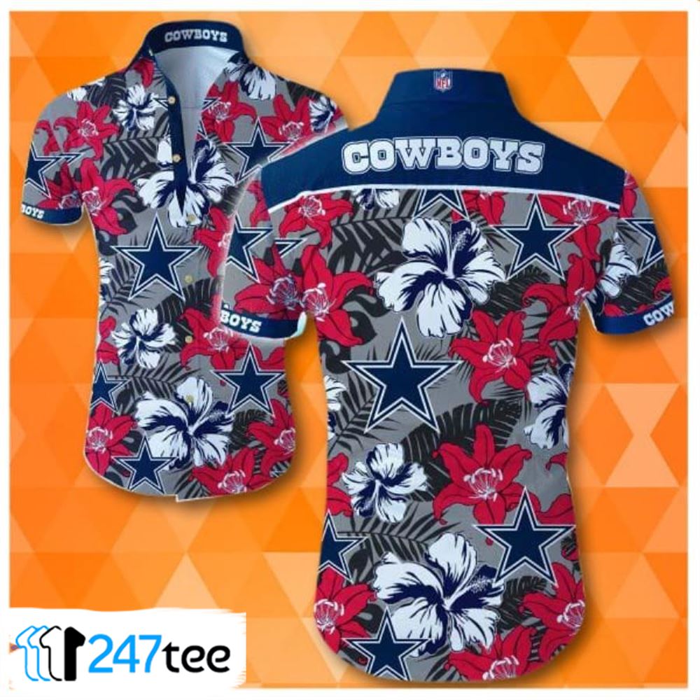 Dallas Cowboys NFL Tropical Pattern Graphic Hawaii Shirt For Best