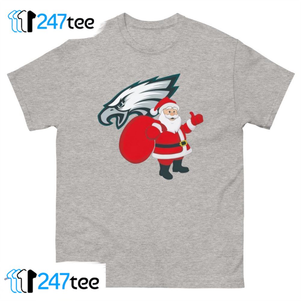 Philadelphia Eagles Nfl Santa Claus Christmas Shirt