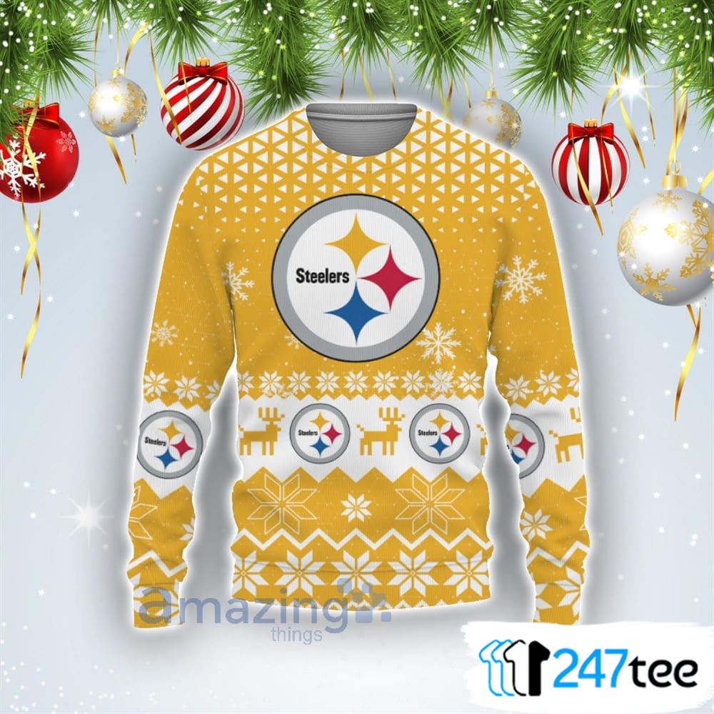 Nfl Pittsburgh Steelers Baseball Ugly Christmas Sweater