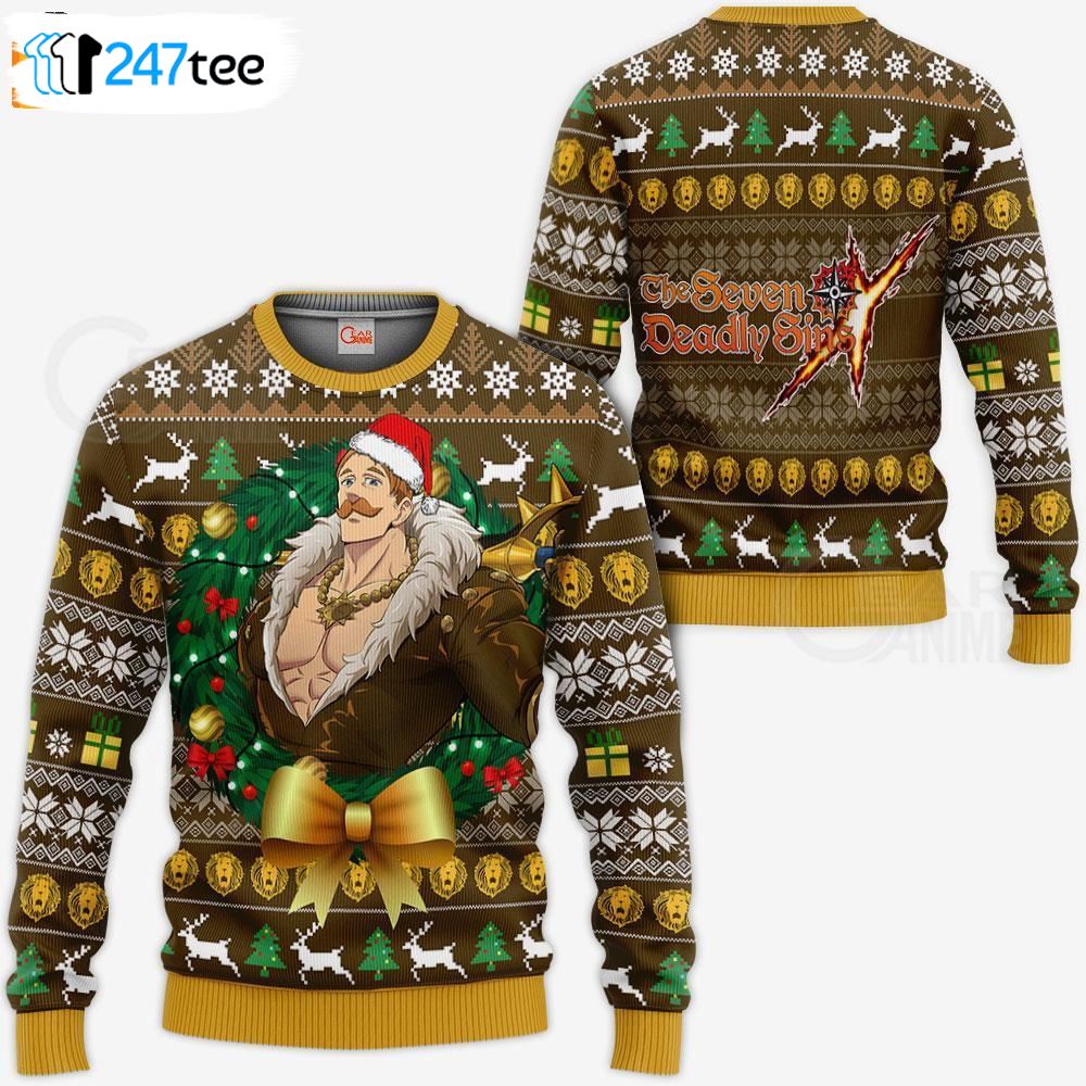 Seven Deadly Sins Escanor Ugly Christmas Sweater