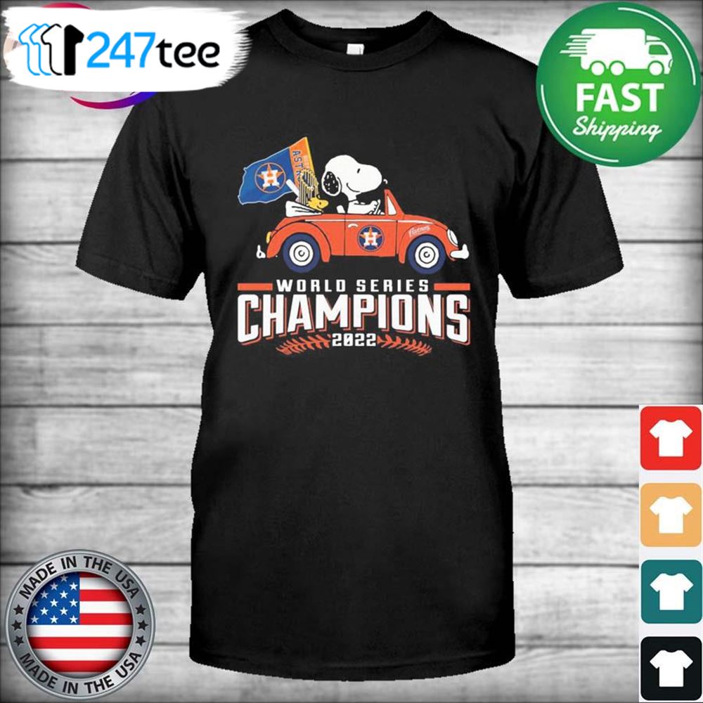 Snoopy Woodstock Driving Car Houston Astros Shirt - High-Quality Printed  Brand