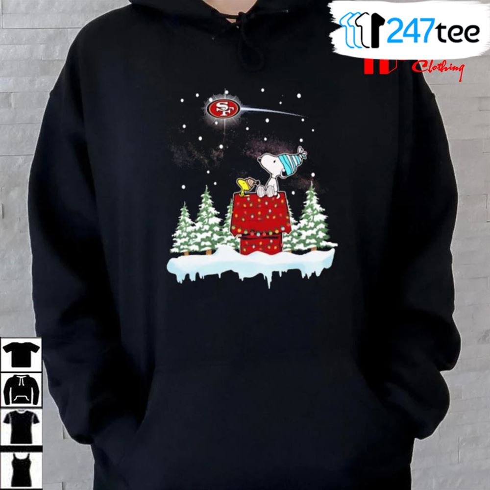 San Francisco 49ers Snoopy And Woodstock shirt,sweater, hoodie, sweater,  long sleeve and tank top