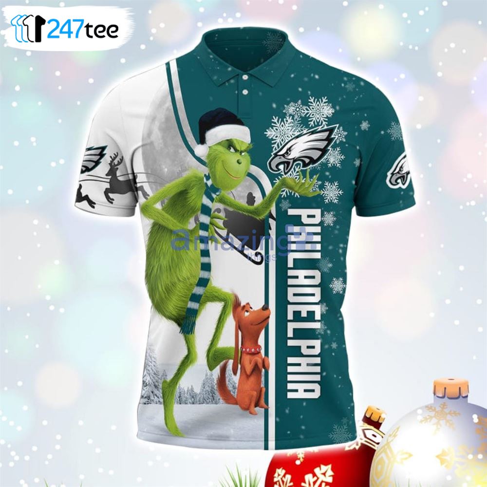 Grinch Stole Christmas Philadelphia Eagles Nfl I Hate Morning