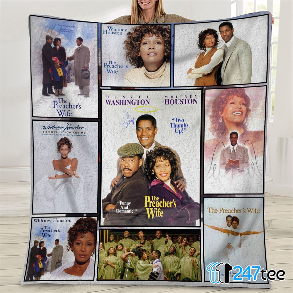 The Preacher_s Wife Vintage 90s Chrismtas Funny Movie Blanket 1