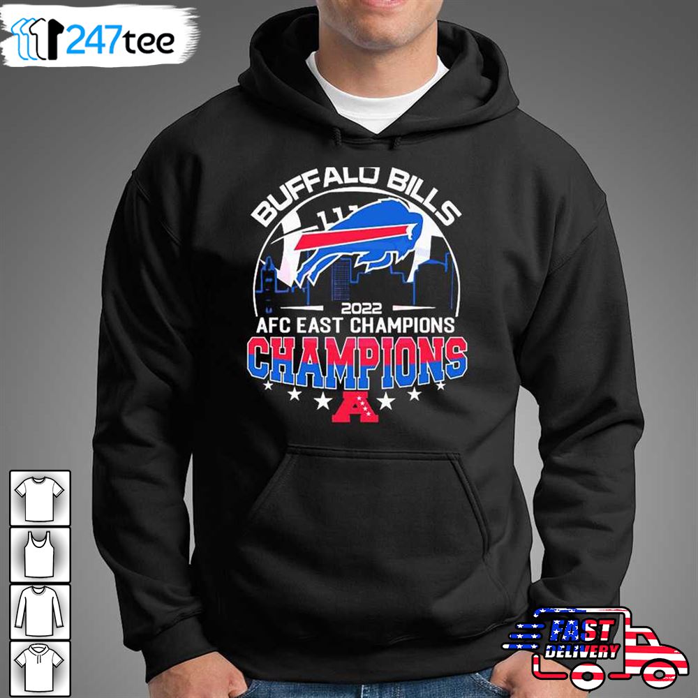 2022 AFC East Champions Buffalo Bills Skyline Shirt - Limotees