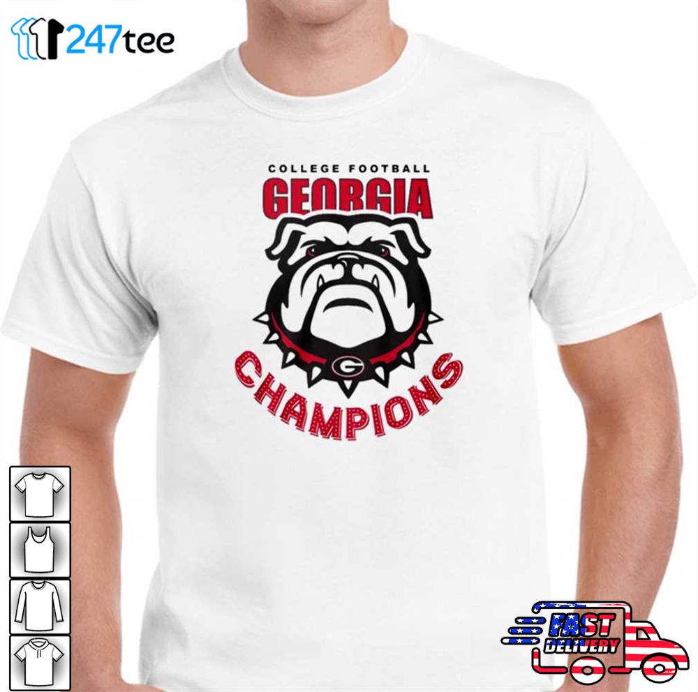 2021 Champions UGA Bulldogs Braves Shirt Celebration NCAA Unisex T