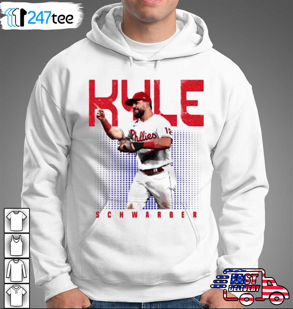 Kyle Schwarber Philadelphia Phillies Baseball Outfielder T-Shirt, hoodie,  sweater and long sleeve