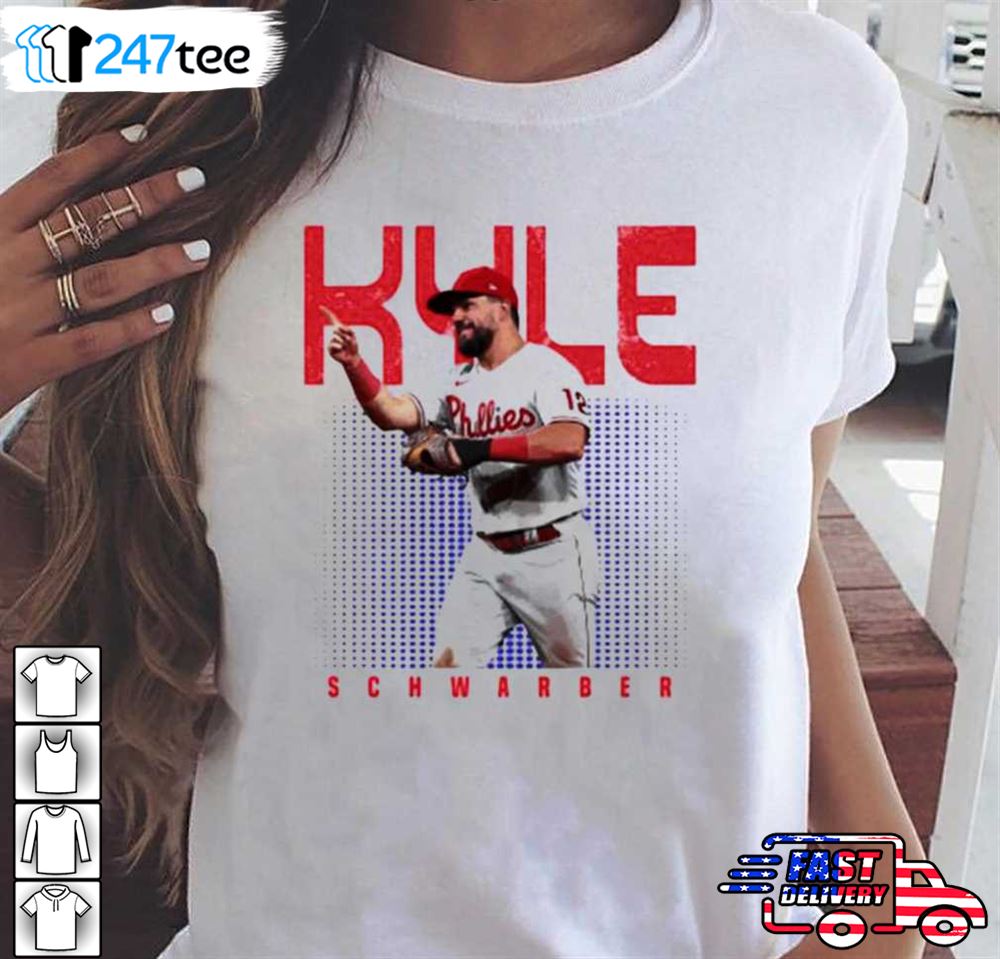 Kyle Schwarber Philadelphia Phillies Baseball Outfielder T-Shirt, hoodie,  sweater and long sleeve