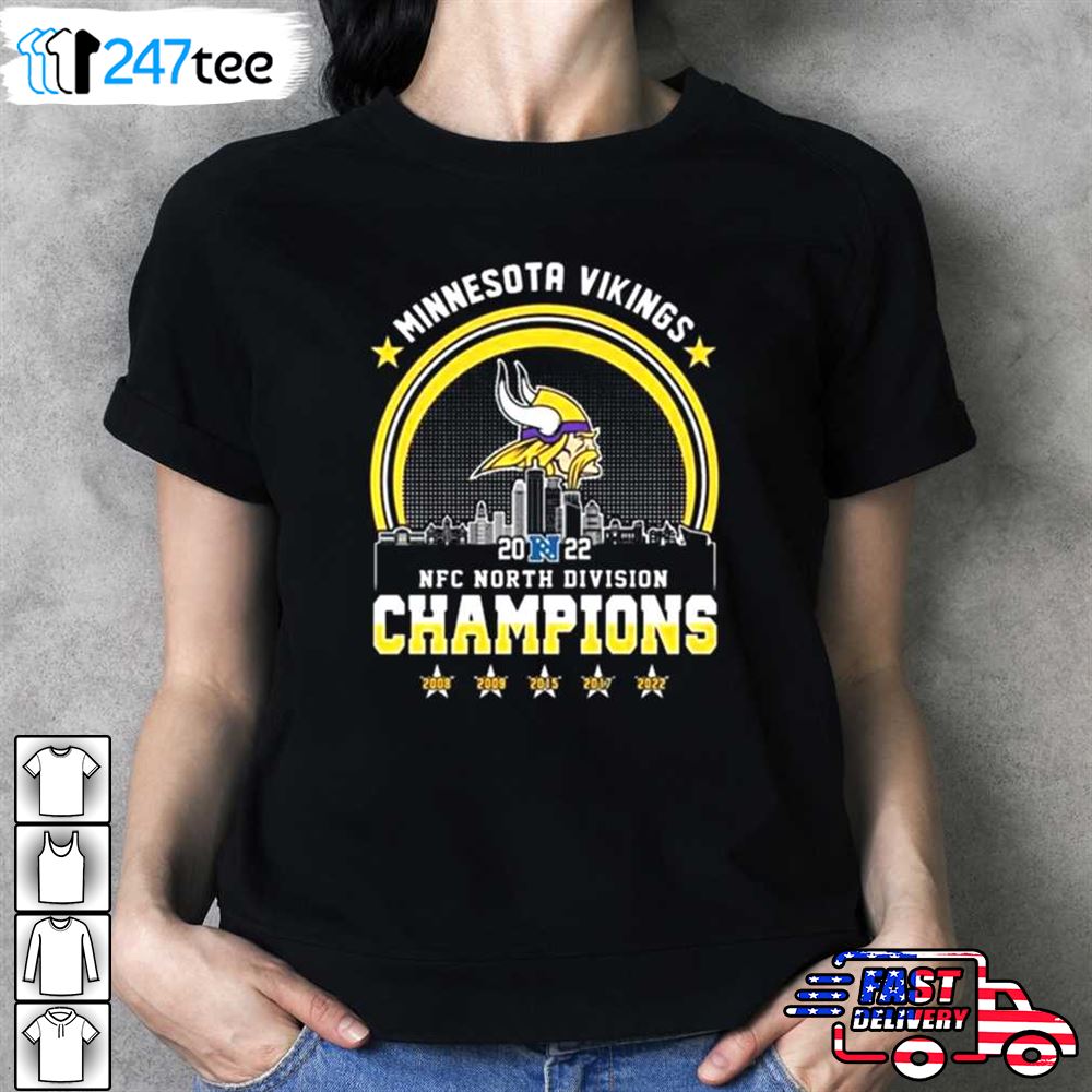 Minnesota Vikings NFC North Division Champions 2022 shirt