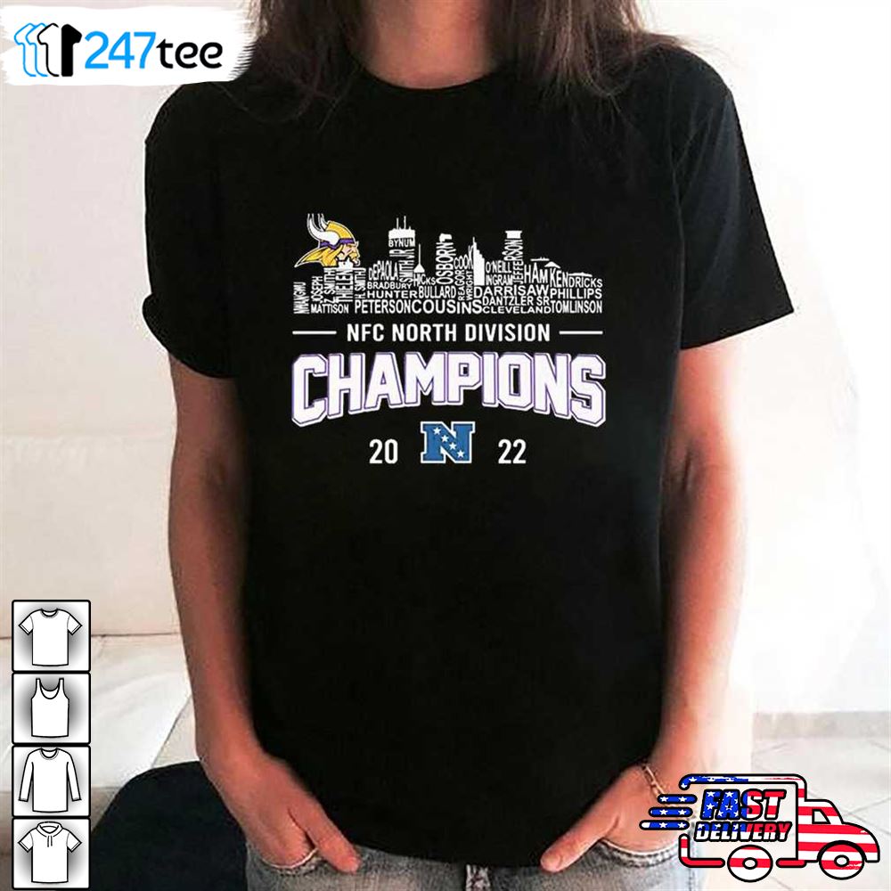 Minnesota Vikings NFC north division Champions 2022 shirt