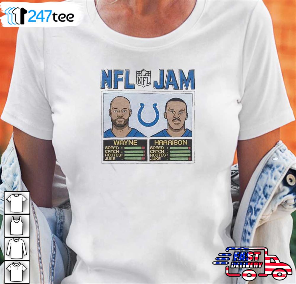 Nfl Jam Indianapolis Colts Reggie Wayne And Marvin Harrison Shirt