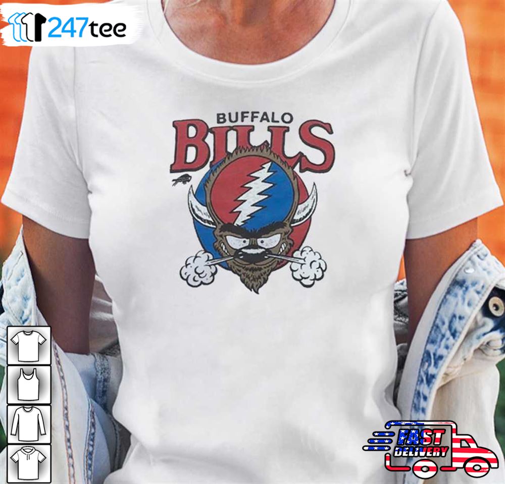 Nfl x grateful dead x bills shirt, hoodie, longsleeve tee, sweater