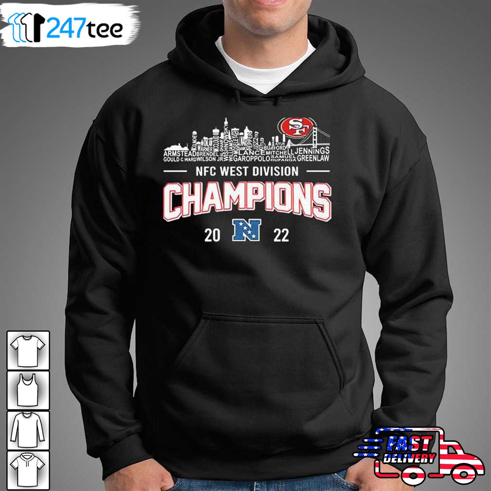 San Francisco 49ers 2022 NFC West Division Champions shirt, hoodie