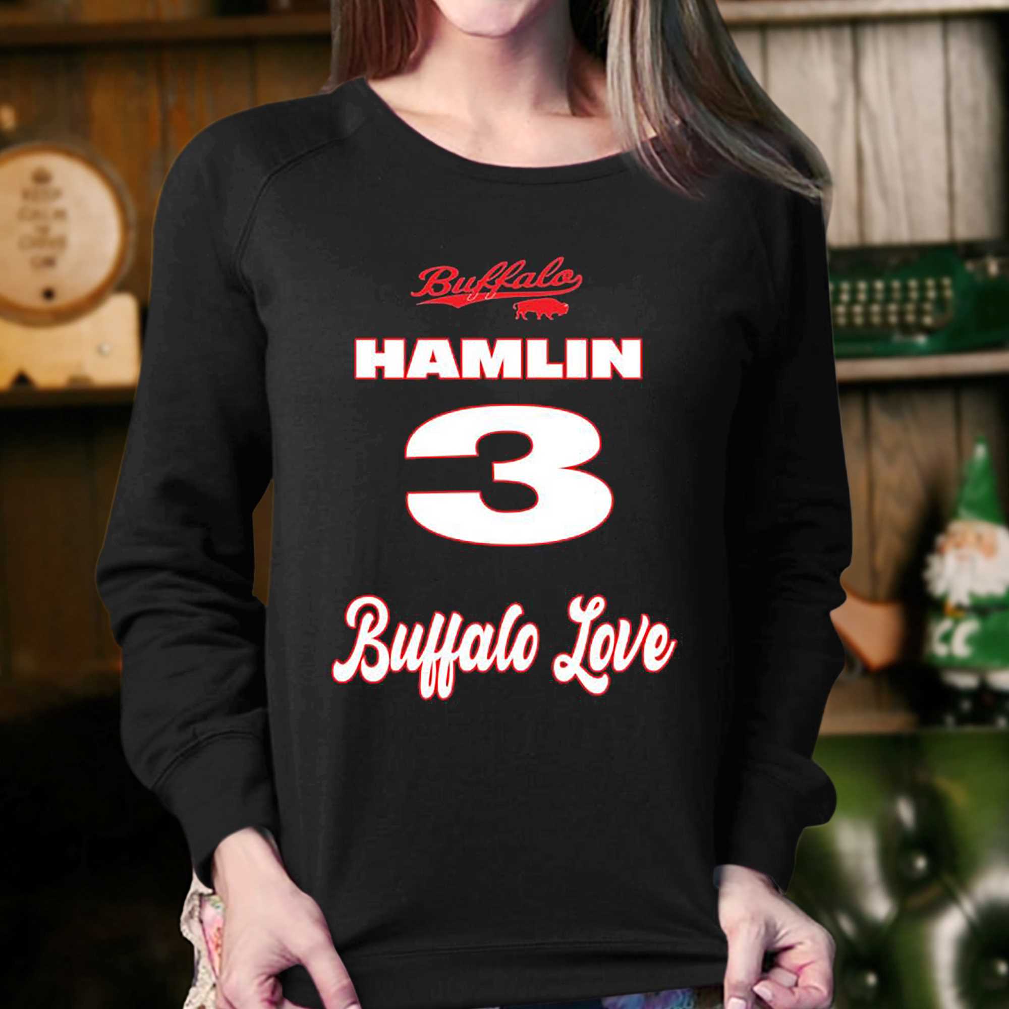 Damar Hamlin Buffalo Bills 3 Shirt, Trending Long Sleeve Unisex T-shirt