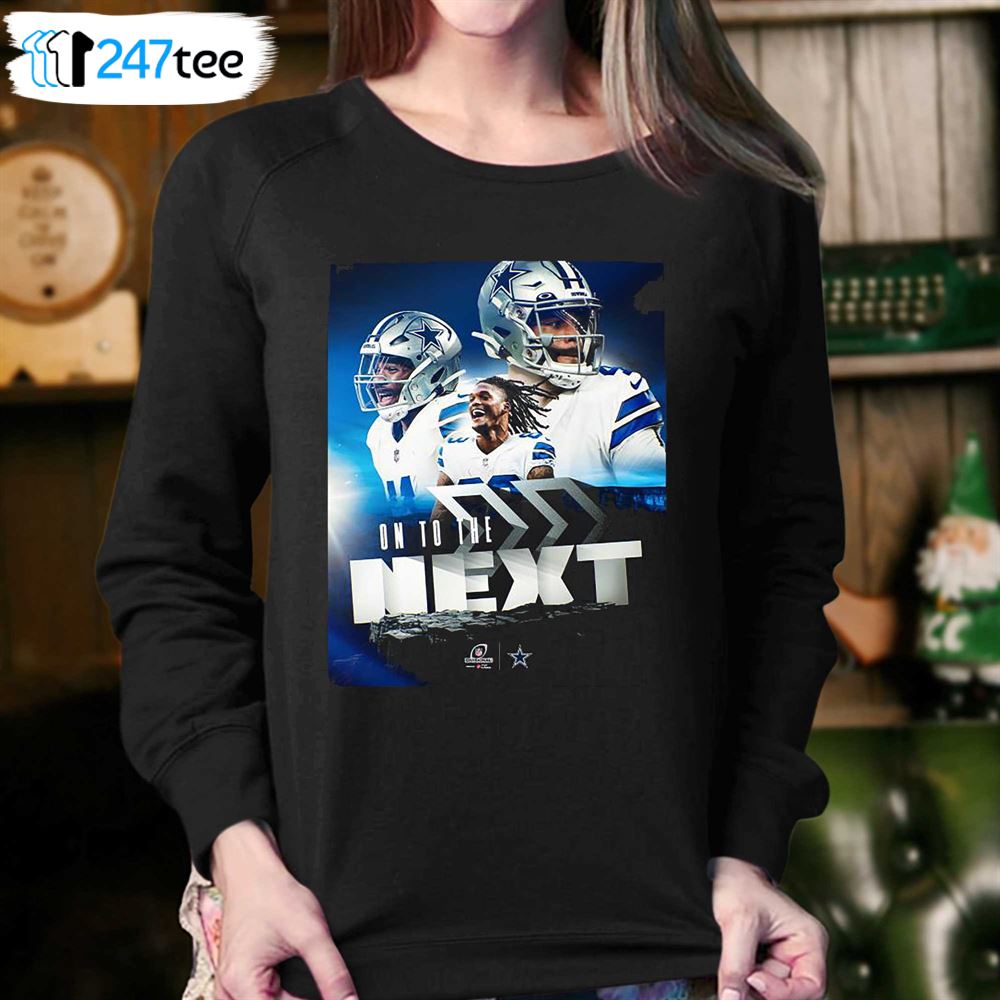 Dallas Cowboys Mens Blue Starks Long Sleeve T Shirt on Sale