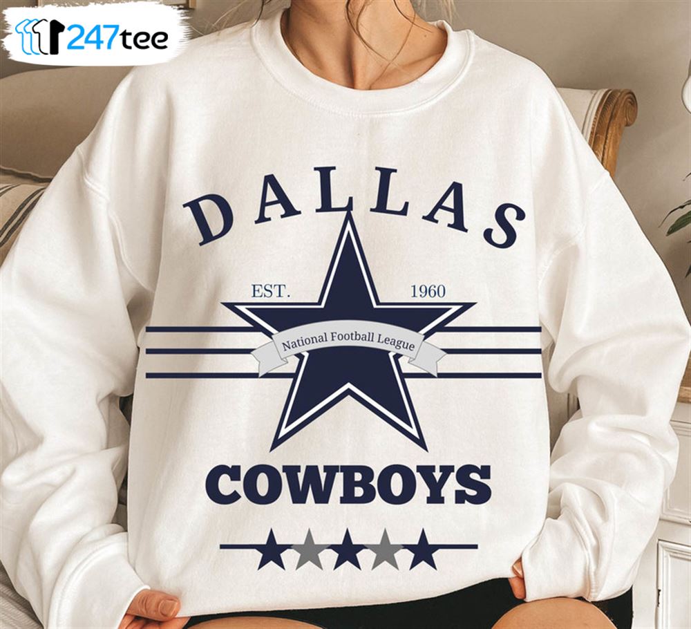 Dallas Cowboys Football Shirt Vintage Dallas Football Shirt Dallas Football  Shirt Trendy Tee Gifts For Dallas Cowboys Fans - Trendingnowe