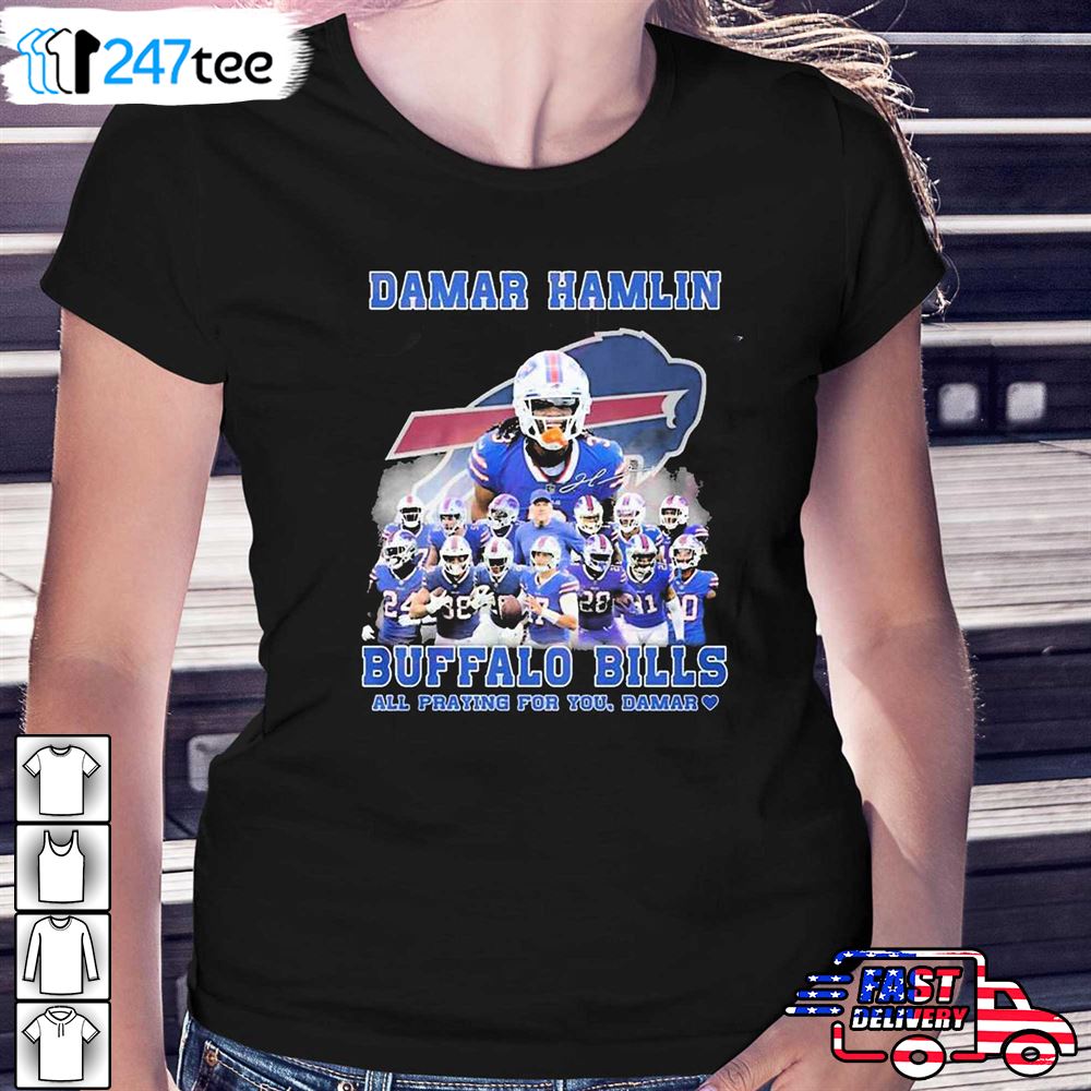 Damar Hamlin Buffalo Bills Signature Shirt