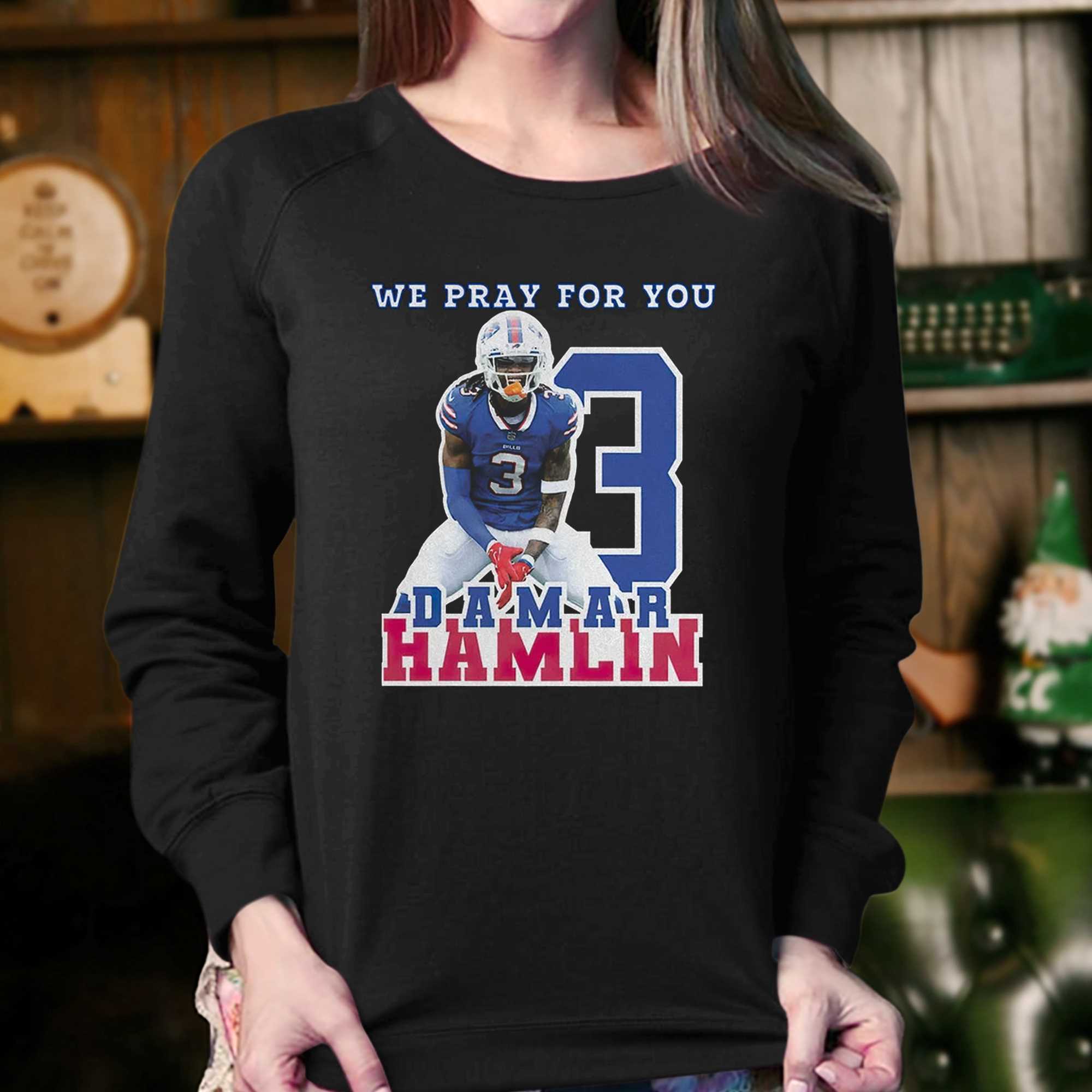 Pray For Damar Hamlin Tee Trending Shirt