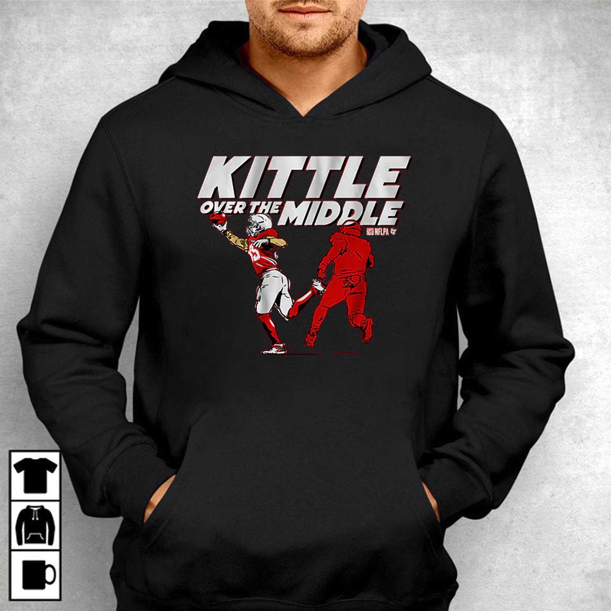 eorge Kittle kittle over the middle shirt, hoodie, sweater and v