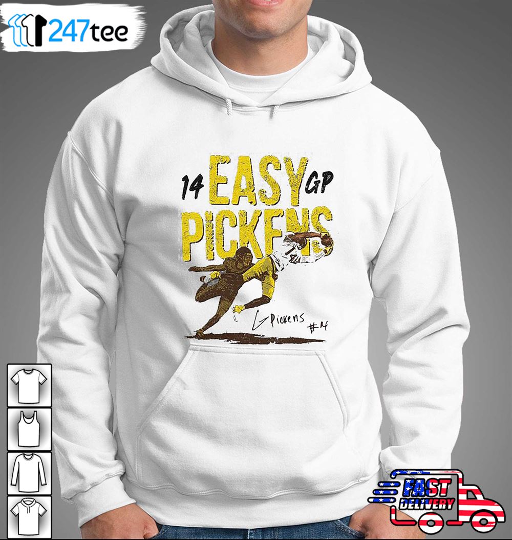 Easy Pickens 14 GP George Pickens Pittsburgh Steelers shirt, hoodie, sweater  and v-neck t-shirt