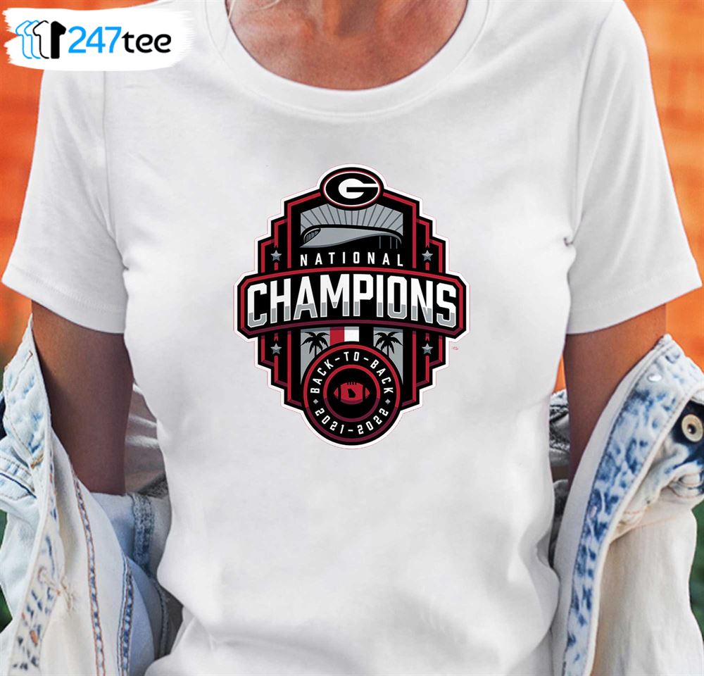 Men's Fanatics Branded Black Georgia Bulldogs College Football Playoff 2021 National Champions Schedule T-Shirt