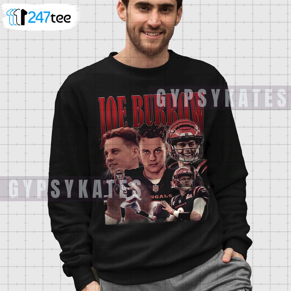 Joe Burrow Vintage 90s Shirt Sweatshirt Hoodies Joe