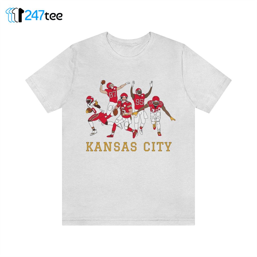 Kansas City Chiefs Womens Red Boyfriend Vintage LS Tee