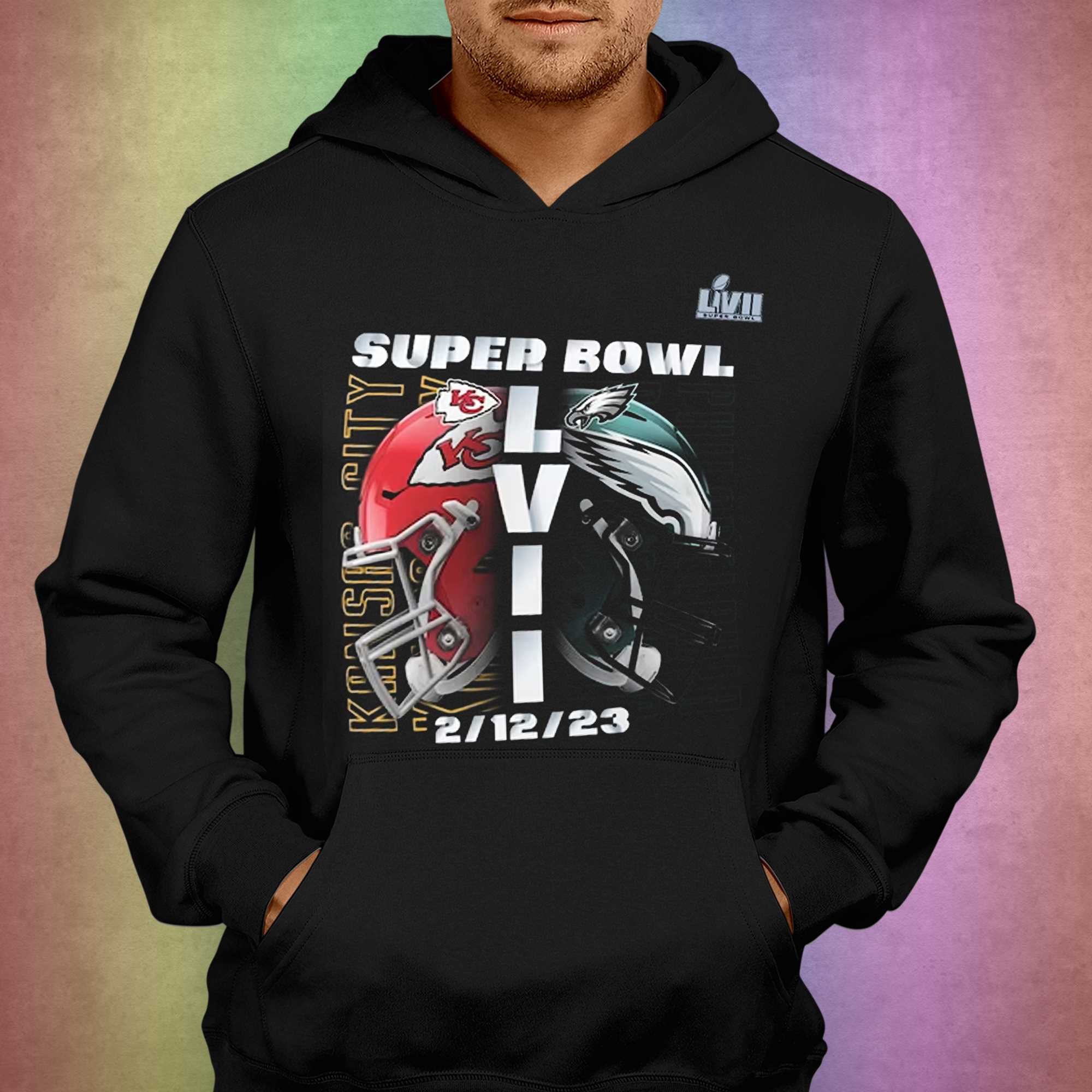 Kansas city Chiefs vs philadelphia eagles super bowl lvii shirt