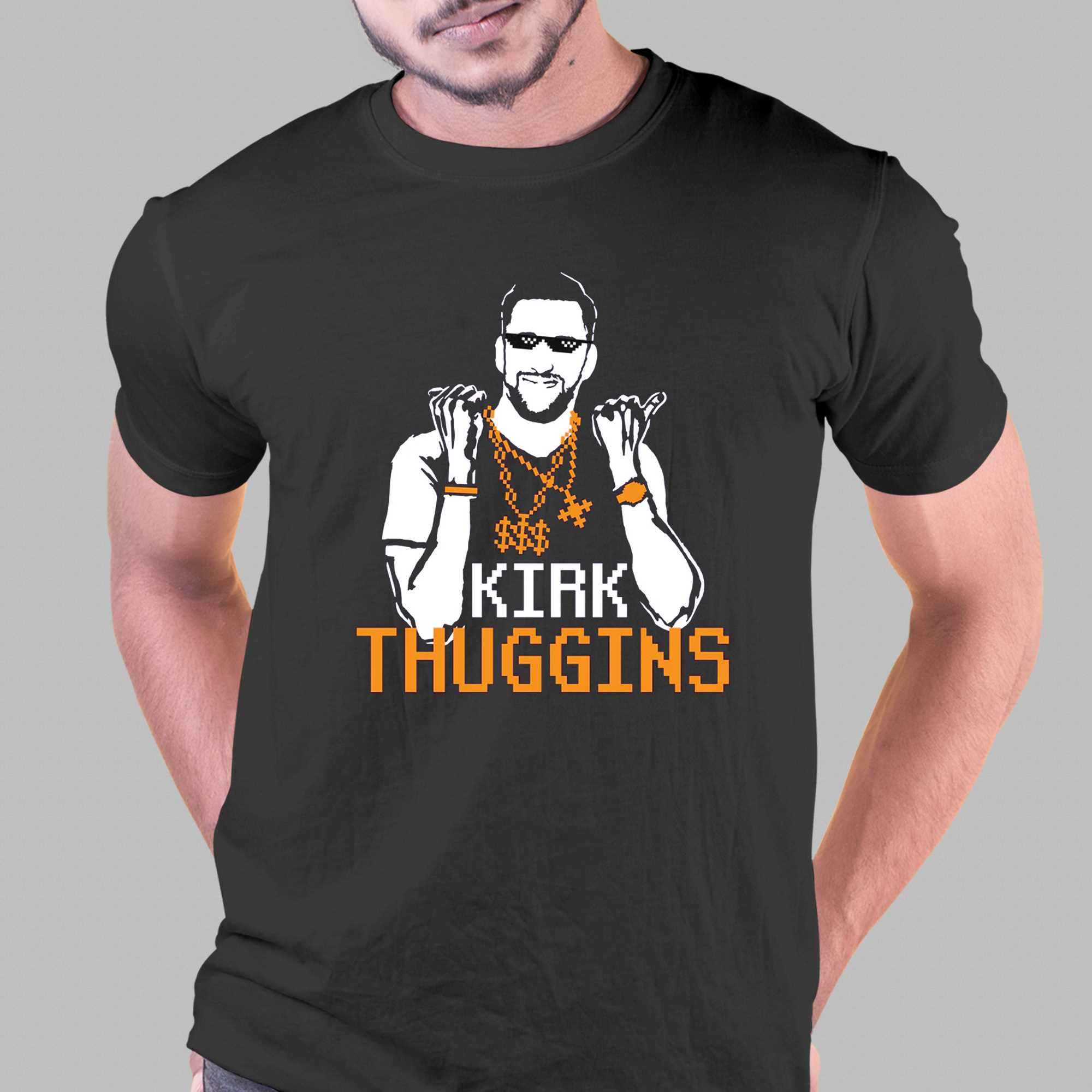 Long Sleeve Purple Vikings Kirk Thuggins Logo T-Shirt Adult at