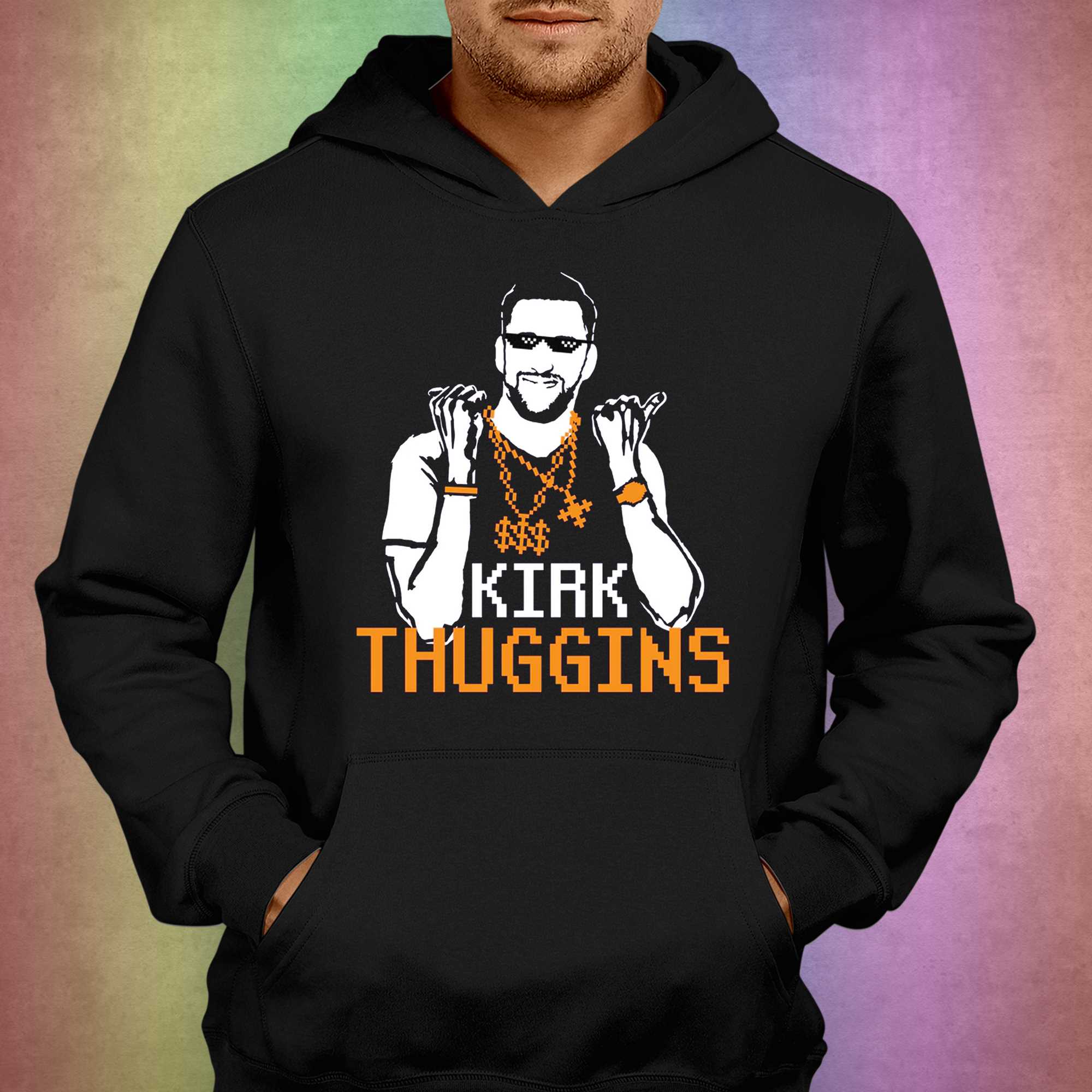 : Purple Vikings Kirk Thuggins Logo Hooded Sweatshirt