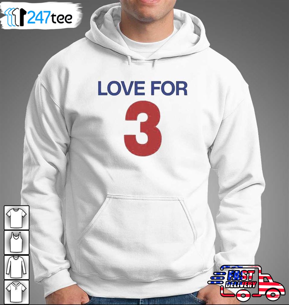 Damar Love For 3 Shirt, Custom prints store