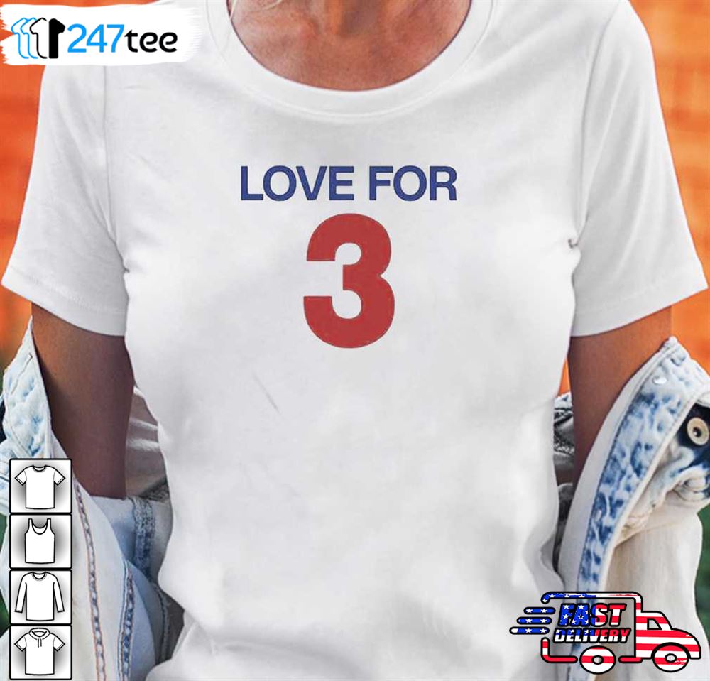 love 3 damar hamlin get well damar T-shirt