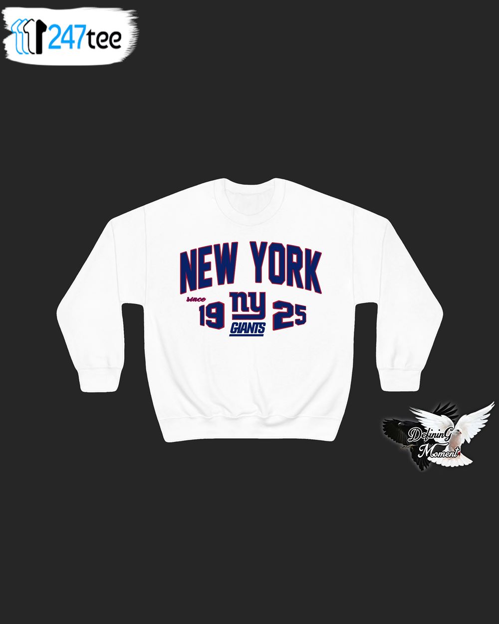 New York Giants Sweatshirt Vintage Gray 