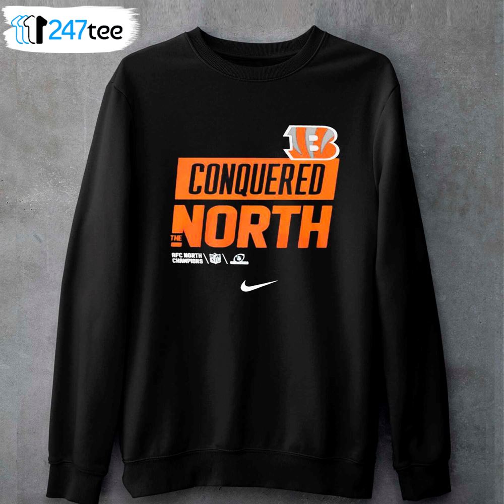 Cincinnati Bengals Conquered The North logo T-shirt