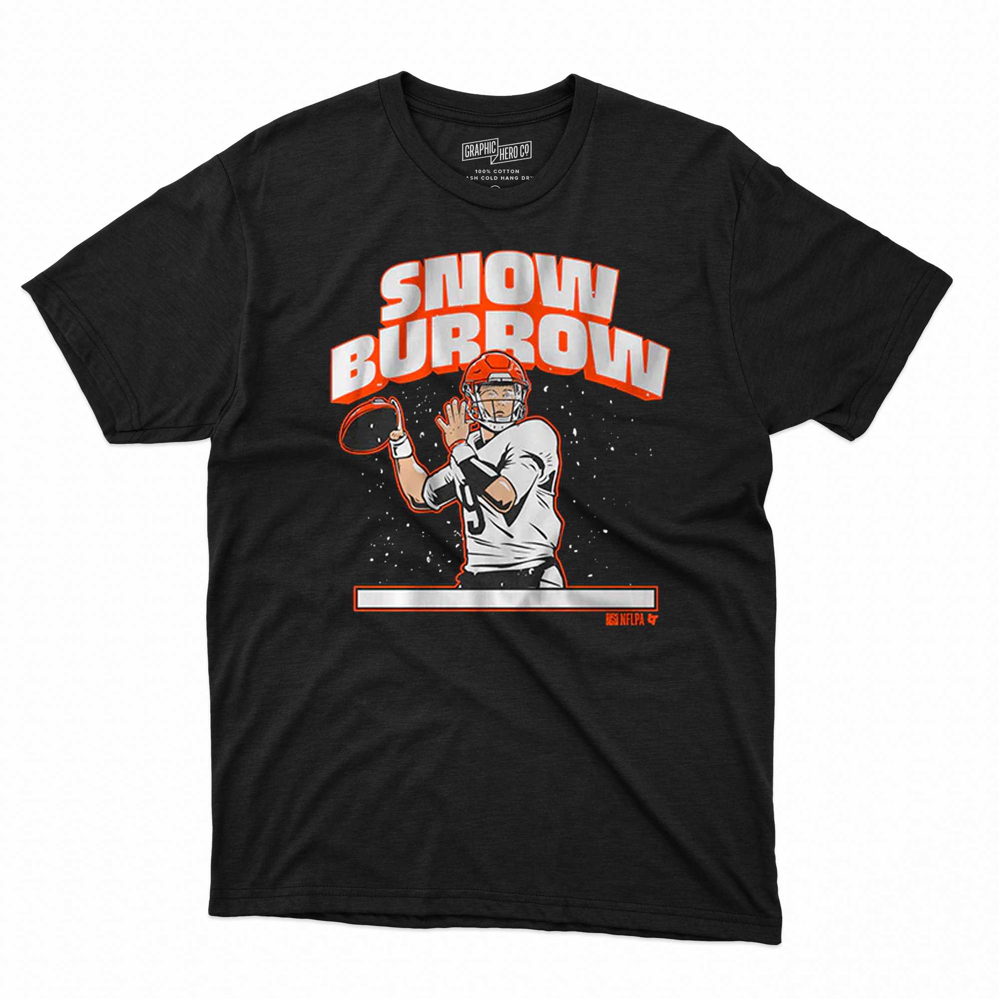 Joe Burrow Snow Burrow Cincinnati Shirt t-shirt by To-Tee Clothing