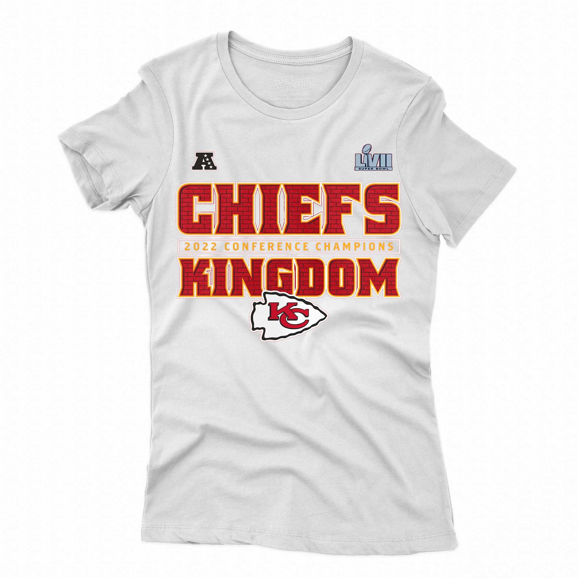 Men's Fanatics Branded Red Kansas City Chiefs 2022 AFC Champions Team  Slogan T-Shirt