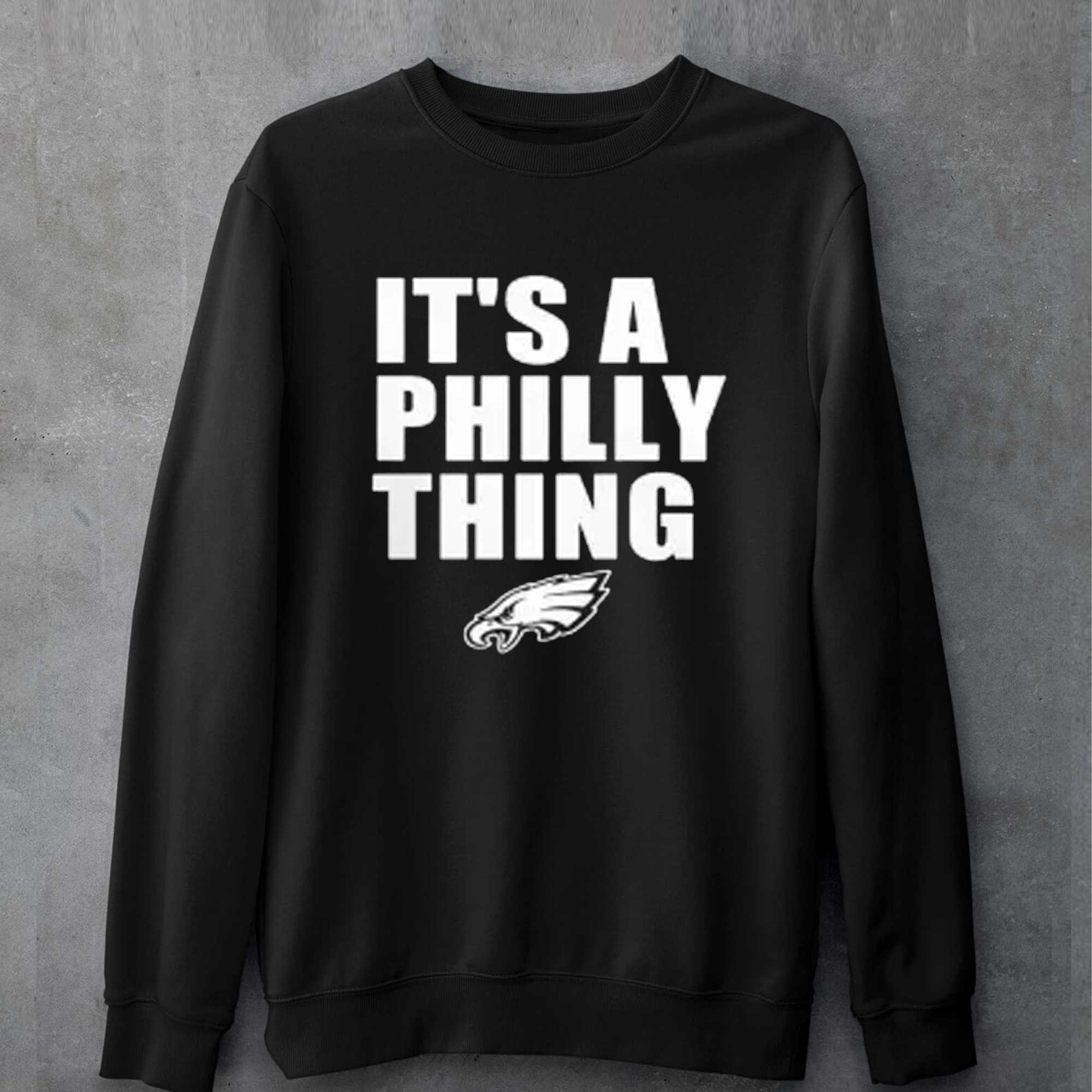 Philadelphia Eagles Premium Black Long Sleeve Tee – All Things Philly